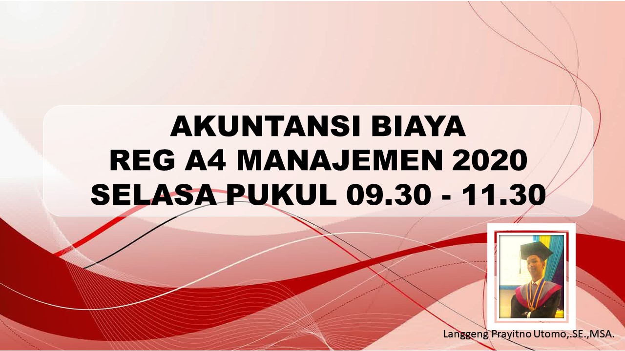Akuntansi Biaya Reg A-4