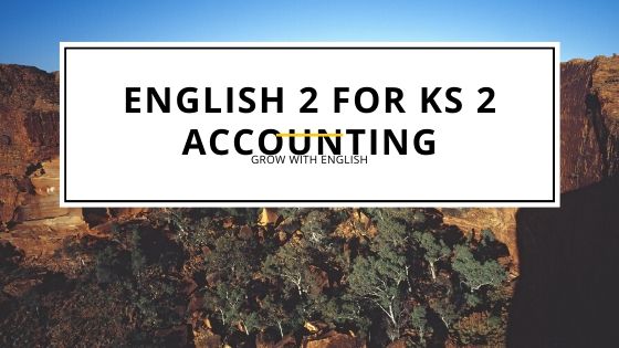 Bahasa Inggris II KS2 Akuntansi