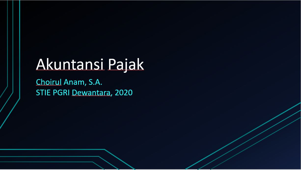 Akuntansi Pajak  (KS1)